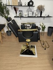 Sedia da salone/barbiere - oro