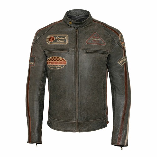 Giacca pelle moto inglese