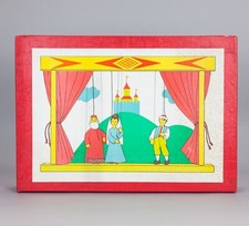 Teatro legno marionette burattini - JAS - Cecoslovacchia - vintage 1960-70