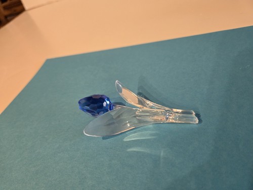Swarovski crystal blue tulip - swarovski,