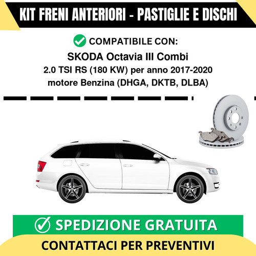 Kit freni anteriori pastiglie - freni,