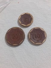 Lotto 3 Monete porzellan