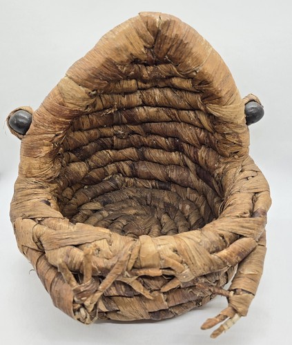 Cesto vintage paglia rattan