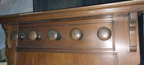 Appendiabiti legno mogano