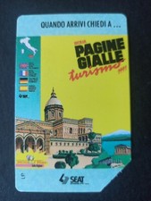 Schede telefoniche Sip Serie Pagine gialle 91" n.169 Sicilia usata Rara 10.000