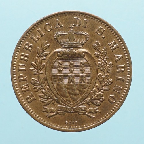 San marino centesimi 1875 - san,