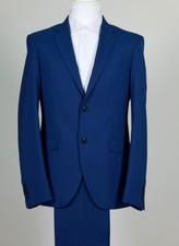 ABITO UOMO  FIRMATO FUSTENBERG AZZURRO  ABITO CERIMONIA  INVITATO  WEDDING MAN