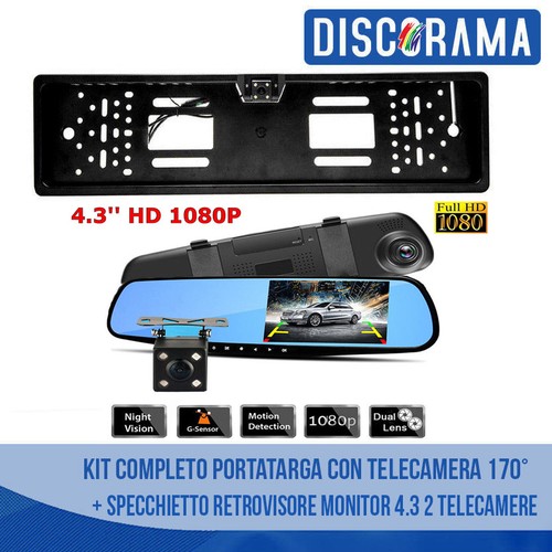 Kit portatarga con - portatarga,