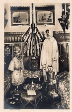 112/114 Cartolina ESPOSIZIONE MISSIONARIA VATICANA - UN SALOTTO ARABO MARROCCHINO