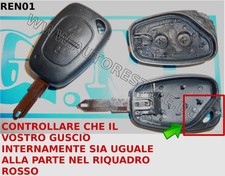 Guscio scocca chiave