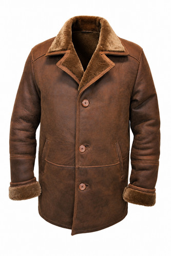 Giacca trench uomo pelle - , di