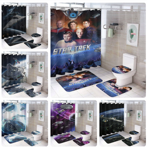 Set tappeto bagno tenda