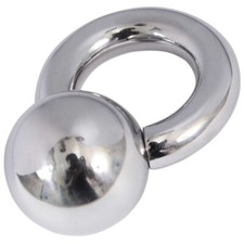 Anello Big Ball Chunk - Piercing Corpo 1" Palla Filettata Pesante, PA o Guiche Gioielli