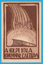 Cartolina -A colpi d'ala