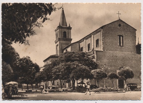 Cervia duomo cartolina - cervia,