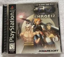Ehrgeiz (SONY PlayStation 1, 1999) PS1 PSX Tekken Soul Calibur COMPLETO COME NUOVO
