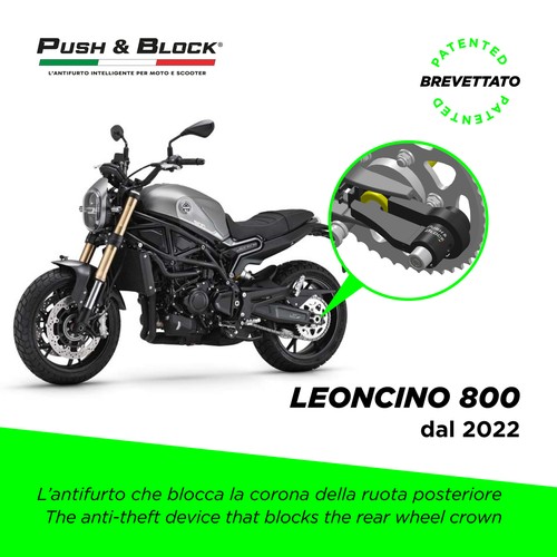 Antifurto moto push bloc - antifurto,