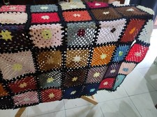 Plaid Coperta in Lana Fatta a