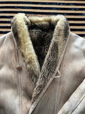 MONTONE ROVESCIATO - UOMO Shearling-   Tg.52- MOLINARI- VINTAGE - PERFETTO