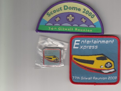 Boy scout badges 74th 77th - scout, +77th