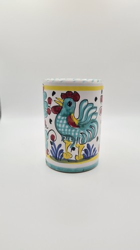 Vaso vintage italiano dipinto - vaso,