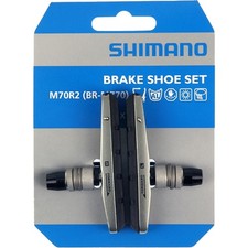 Shimano M70R2 V-Brake MTB Scarpe Freno per Cerchi in Alluminio Cartuccia Y8EM...