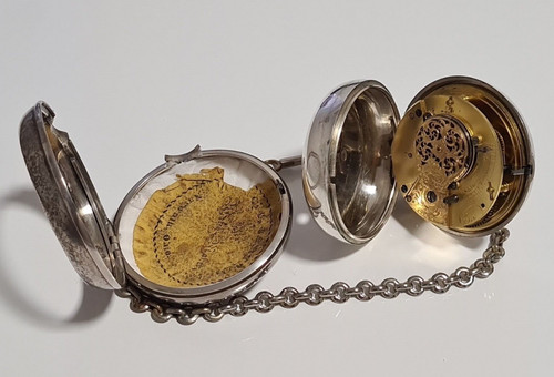 Antico orologio tasca verge - da,