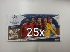 lotto 25 booster bustine best of the best 2020 21 card topps