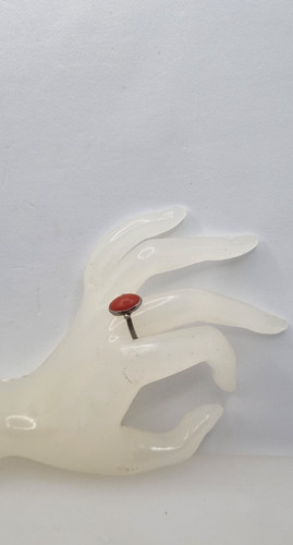 Corallo argento anello - corallo,