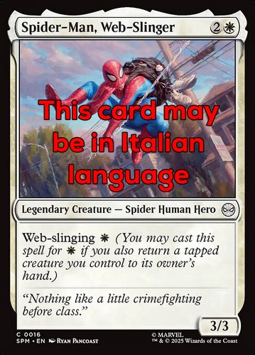Mtg spider man - mtg, web-slinger