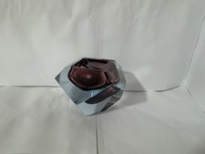 POSACENERE in Vetro di Murano a forma di Prisma - Vintage Anni 60