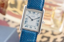 Cartier must tank bianco blu