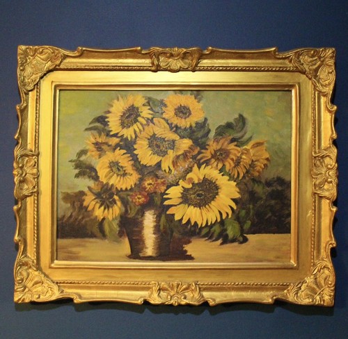 Dipinto olio girasoli - , natura