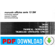 CARRARO Tigrecar Unitrans Manuale officina Istruzioni riparazione trattore CD