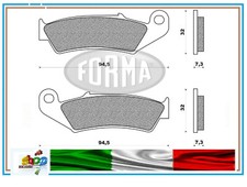 COPPIA PASTIGLIE FRENO FORMA