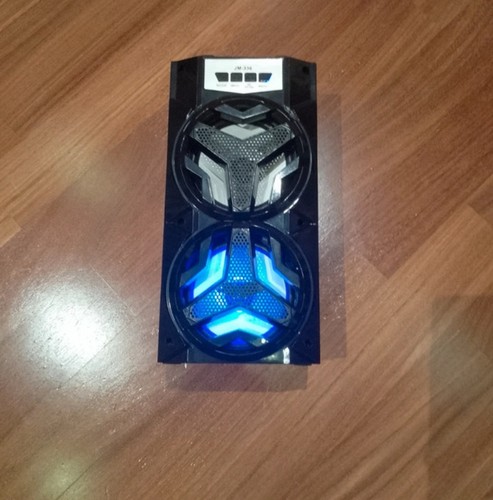Cassa bluetooth nera con led - bluetooth,