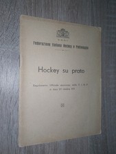 Federazione Italiana Hockey e Pattinaggio ; HOCKEY SU PRATO regolamento 1938
