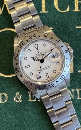 Rolex explorer 16570 silver - rolex,