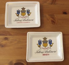 2x Posacenere ceramica Vintage Fattorie Antinori Orvieto Chianti Classico Vino