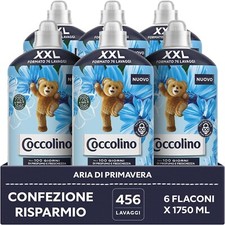 X6 COCCOLINO AMMORBIDENTE DA 1750 ML XXL TUTTE LE PROFUMAZIONI 456 LAVAGGI ENTRA