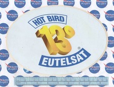 ADESIVO VINTAGE STICKER AUTOCOLLANT AUFKLEBER HOT BIRD EUTELSAT