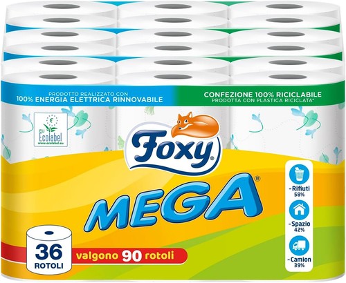 Foxy mega carta igienica 36 - foxy,