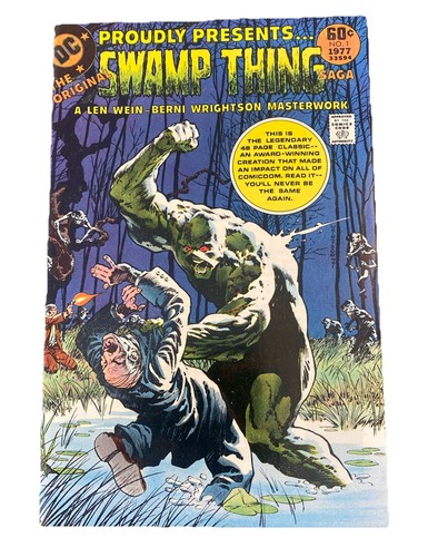 Swamp thing 1977 dc - thing, comics