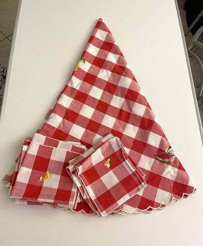 Vintage tovaglia rotonda - vintage,