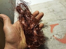 GRANDE MATASSA DI FINISSIMO FILO DI RAME IDEALE PER DECORAZIONI E HOBBY CREATIVI