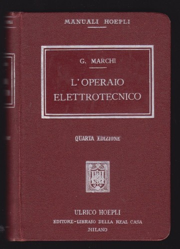 Manuale hoepli l operaio - hoepli, l'operaio