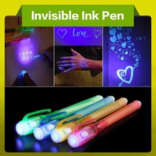 Penna invisibile con luce UV
