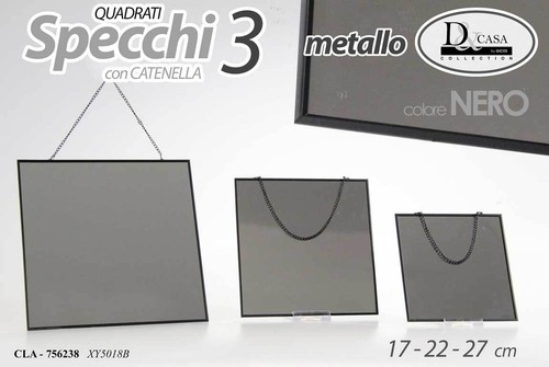Set specchi parete - parete, con