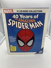 40 ANNI DELL'"AMAZING SPIDER-MAN" 11 CD-ROM COLLEZIONE Nuovo Sigillato