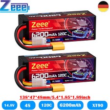 2x Zeee 4S Lipo batteria 14.8V